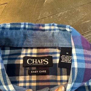 Chaps Men's Multicolor Plaid Button Down Shirt